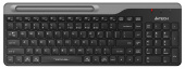 Клавиатура A4Tech FBK25 черный/серый USB беспроводная BT/Radio slim Multimedia (FBK25 BLACK)