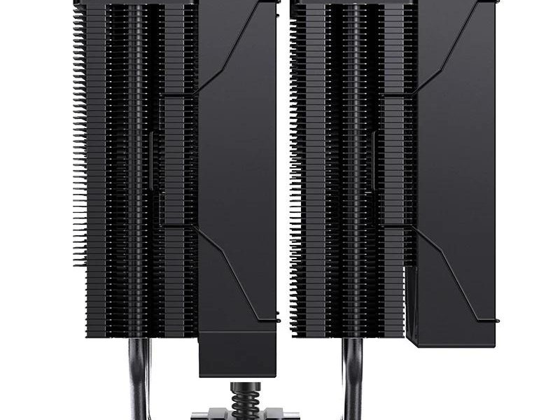 Кулер для процессора/ CPU Cooler JONSBO CA90 ARGB (270W, 4-pin PWM, 159mm, Al/Cu, 6x6mm, ARGB, 1x130mm + 1x120mm, 76.57CFM/69.61CFM, 31.4dBA/32.6dBA, 1800RPM/1800RPM, S: 1851/1700/1200/115X, AM4/AM5 Black)