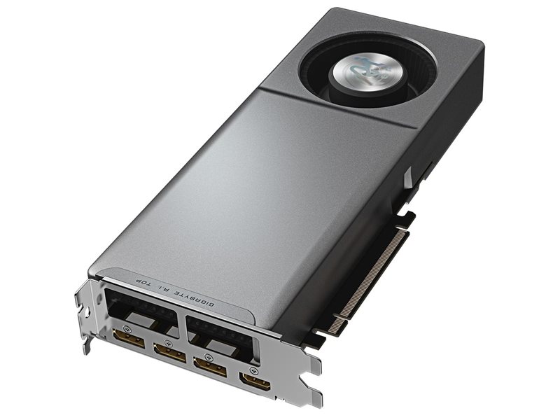 Видеокарта Gigabyte AI PRO R9700 AI TOP 32GB GDDR6 256bit 3xDP HDMI BLOWER RTL