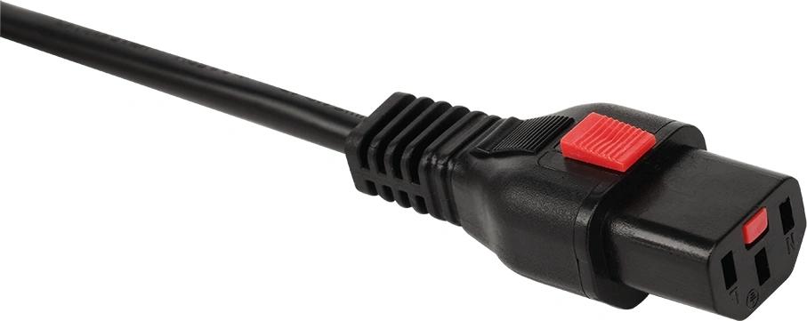 Шнур питания Lanmaster LAN-PP13L/SH-1.5-BK C13-Schuko проводник.:3x0.75мм2 1.5м 220В 10А черный