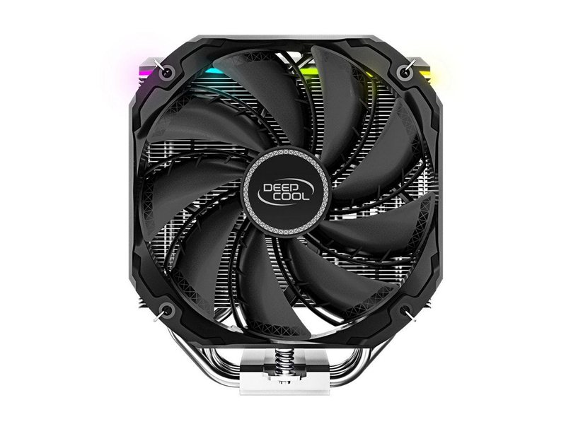 Вентилятор Deepcool AS500 RTL {8} (727064) (Height 164mm, 6mm x 5pcs, Fan 140mm, 500;1200RPM ±10%, < 29.2 dB(A), 4-pin PWM, TDP 220W, Screw, Socket AMD AM4, Intel LGA 2066/2011-v3/2011/1700/1200/115x)