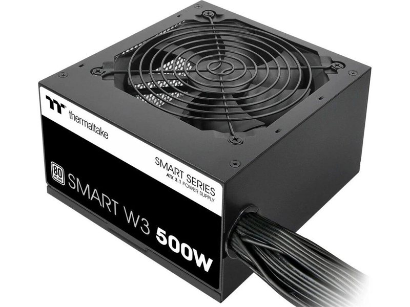 Блок питания Thermaltake ATX 500W Smart W3 Gen.5 80+ white (20+4pin) APFC 120mm fan 4xSATA RTL