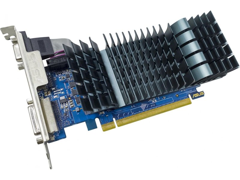 Видеокарта Asus PCI-E 2.0 GT710-SL-2GD5-BRK-EVO NVIDIA GeForce GT 710 2Gb 64bit GDDR5 954/5012 DVIx1 HDMIx1 CRTx1 HDCP Ret low profile