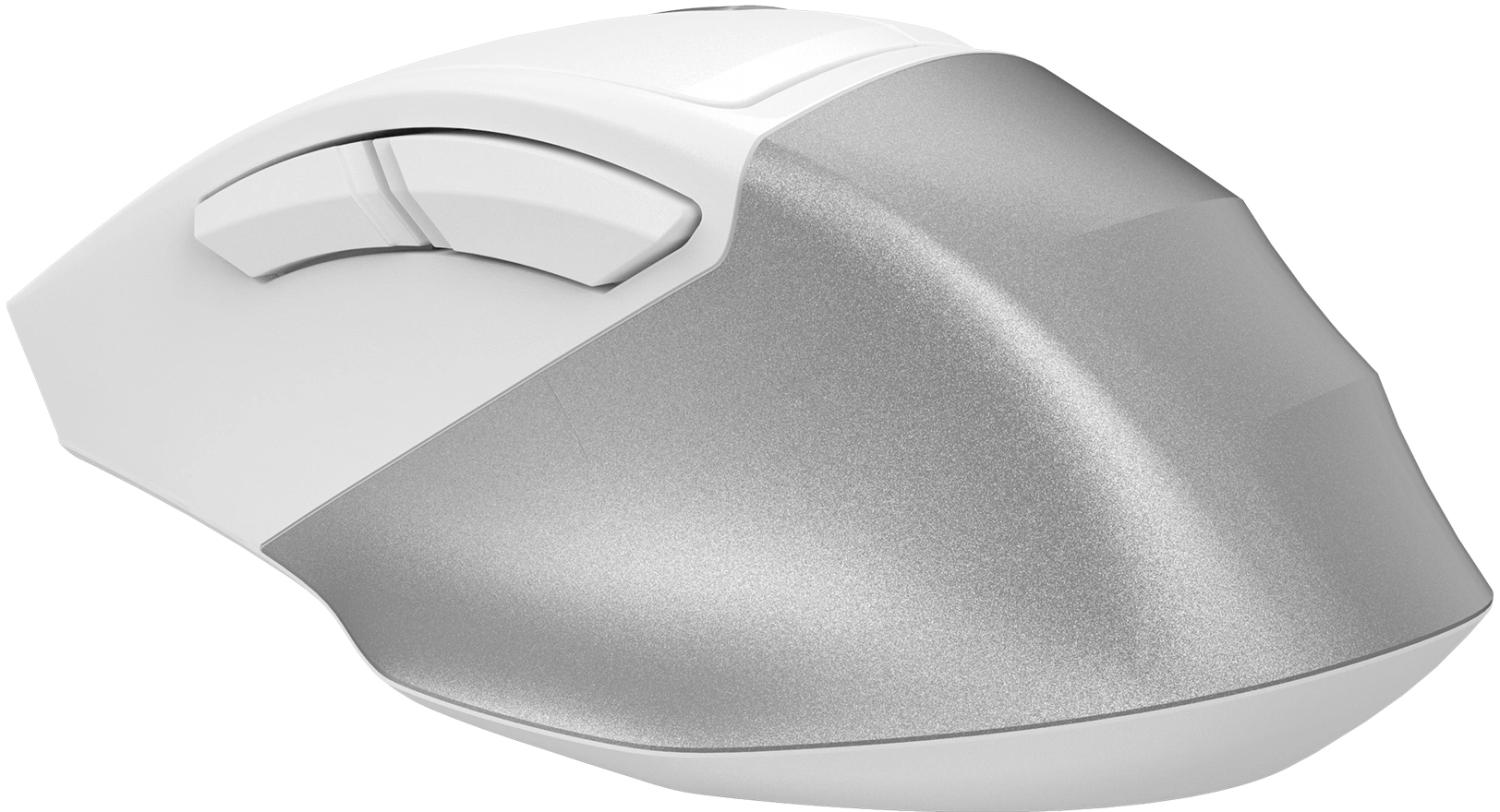 Мышь A4Tech Fstyler FG45CS Air2 белый/серебристый оптическая 2000dpi silent беспров. USB для ноутбука 7but (FG45CS AIR2 USB (SILVER WHITE))