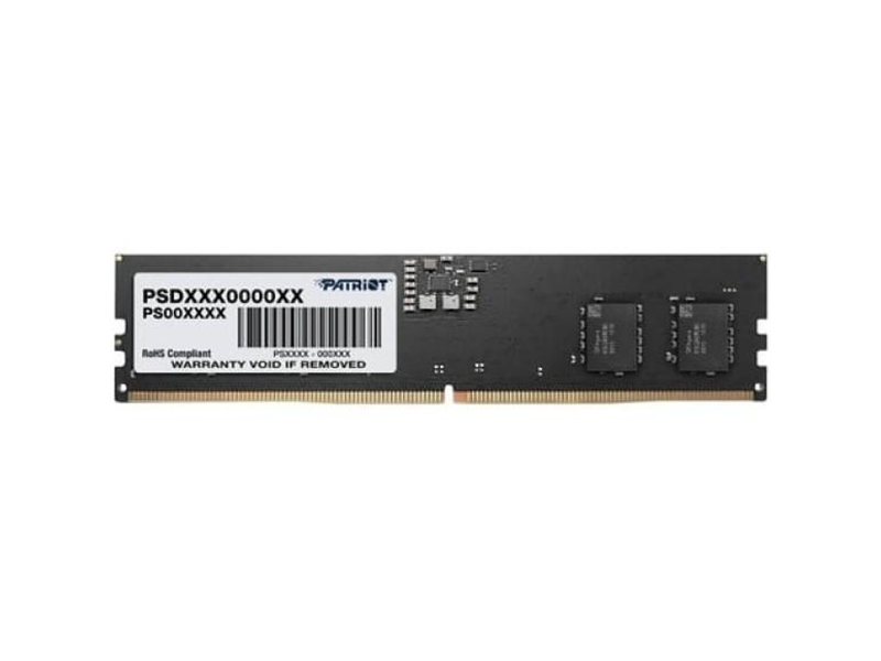 Память DDR5 16GB 4800MHz Patriot PSD516G480081 Signature RTL PC5-38400 CL40 DIMM UDIMM 288-pin 1.1В single rank Ret