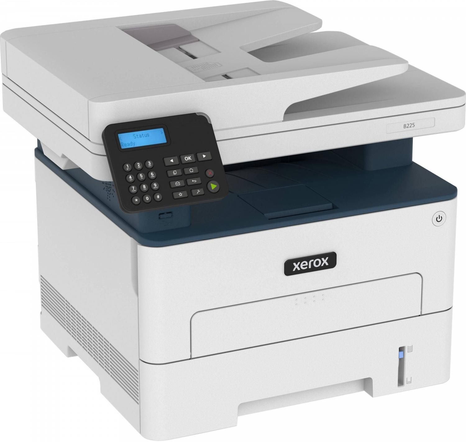 МФУ лазерный Xerox WorkCentre B225DNI (B225V_DNI) A4 Duplex Net WiFi белый