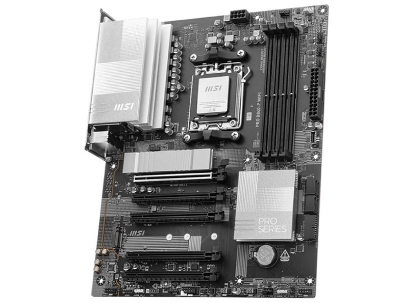 Материнская плата MSI PRO B840-P WIFI SocketAM5 AMD B840 4xDDR5 ATX AC`97 8ch(7.1) 2.5Gg RAID+HDMI