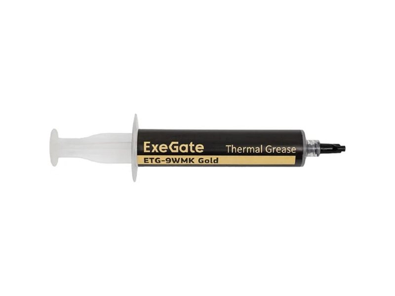 Exegate EX282344RUS Термопаста ETG-9WMK Gold, шприц с лопаткой, 8г