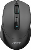 Мышь Acer OMR504 черный оптическая 3200dpi silent беспров. BT/Radio USB 4but (ZL.MCE11.01D)