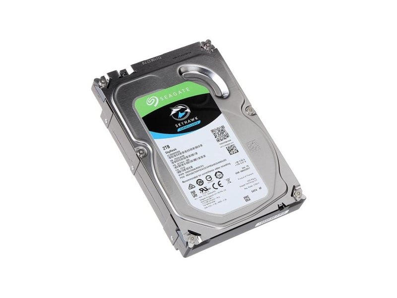 Жесткий диск/ HDD Seagate SATA 2Tb SkyHawk Surveillance HDD 5400 256Mb 1 year warranty (replacement ST2000VX015, ST2000VX008)
