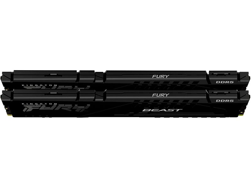Память оперативная/ Kingston 128GB 5600MT/s DDR5 CL36 DIMM (Kit of 2) FURY Beast Black