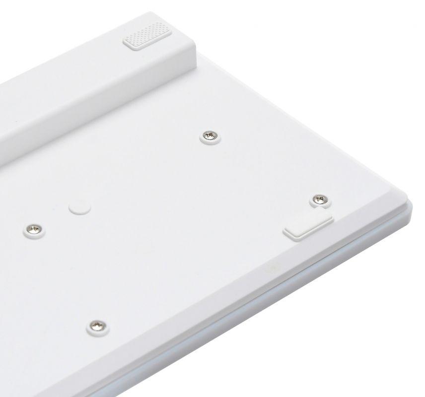 Клавиатура Оклик 550ML белый USB slim Multimedia LED (1061618) кабель 1.5м