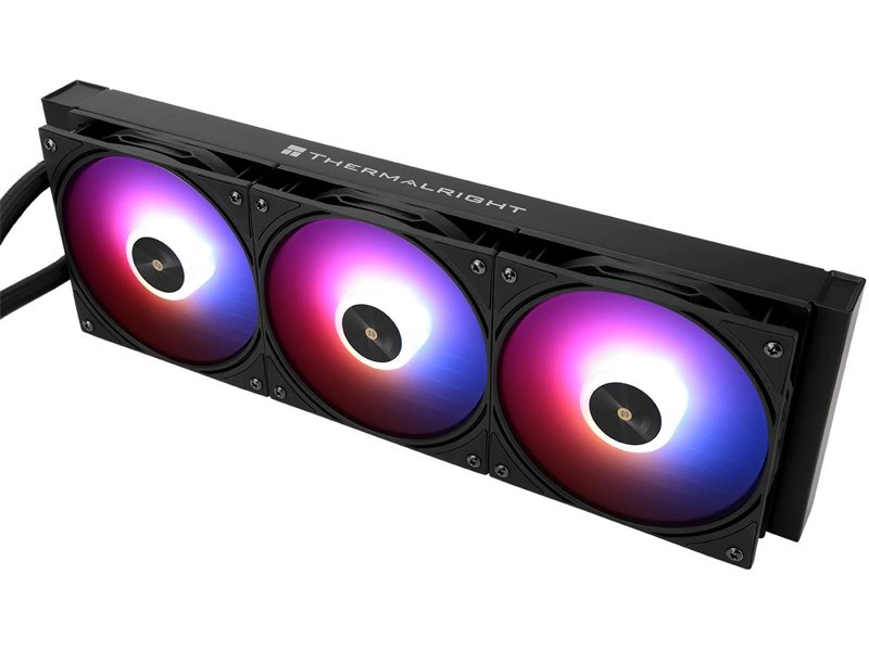 Система водяного охлаждения Thermalright Frozen Warframe PRO 360 ARGB Soc-AM5/AM4/1200/1700/1851 черный 4-pin 29.8dB Al LCD Ret (F-WFRAME-PRO-360-BL-ARGB)