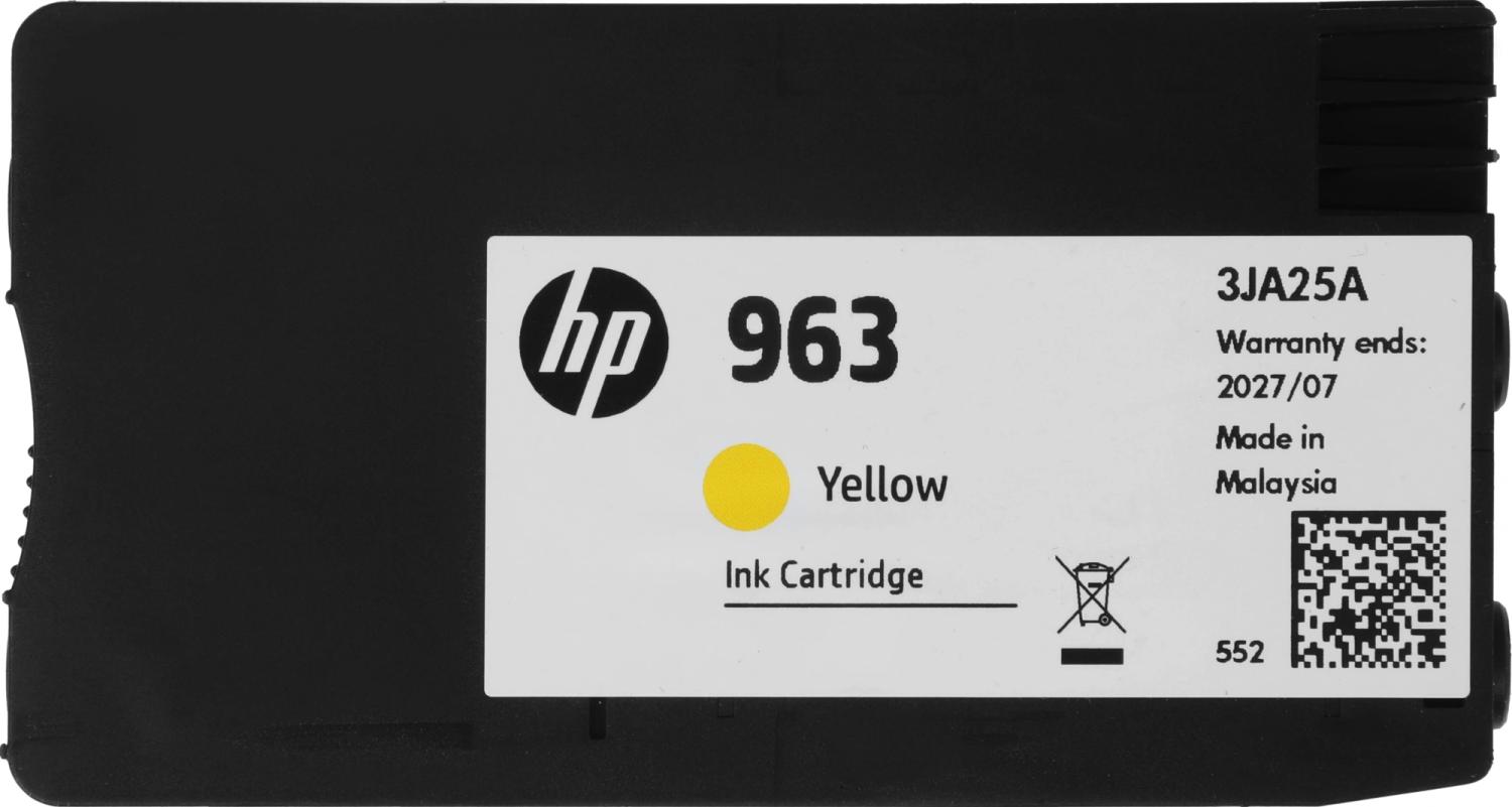 Картридж струйный HP 963 3JA25AE желтый (700стр.) для HP OfficeJet Pro 901x/902x HP