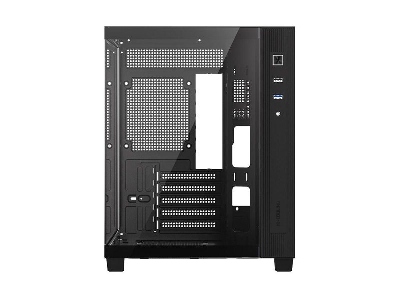 Case ID-Cooling VIEW 500 Black mATX/ win TG/ no fan/ CPU 162mm/ GPU 407mm/ no PSU