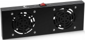 Модуль вентиляторный Cabeus (TRAY-FAN2-BK) 2 вент. черный