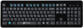 Клавиатура Оклик 870S черный USB беспроводная slim Multimedia (368218)