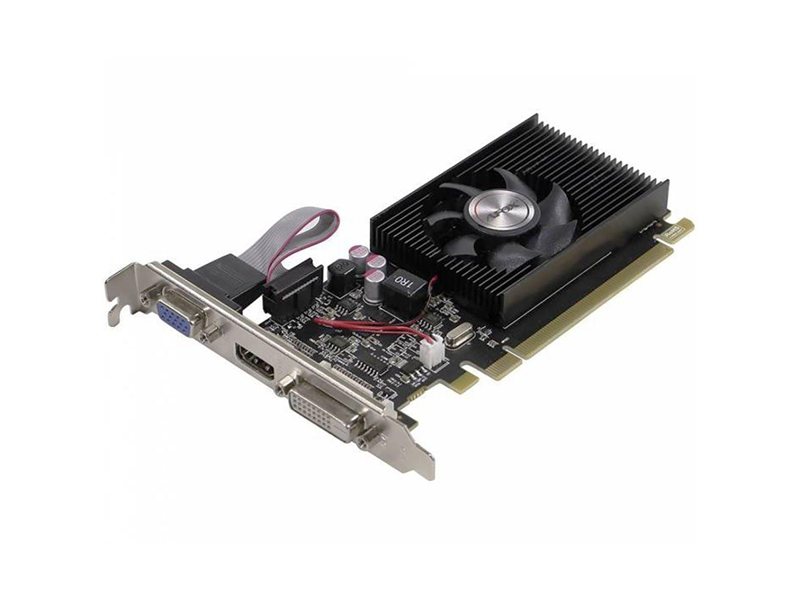 Видеокарта Afox R5 220 1GB GDDR3 64bit VGA DVI HDMI 1FAN LP RTL {30}