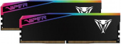 Память DDR5 2x32GB 6000MHz Patriot VEUR564G6028K Viper Elite 5 Ultra RGB RTL Gaming PC5-48000 CL28 DIMM UDIMM 288-pin 1.4В kit single rank с радиатором Ret
