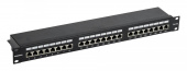 Патч-панель ITK PP24-1UC5EF-K05-G 19" 1U 24xRJ45 кат.5E FTP