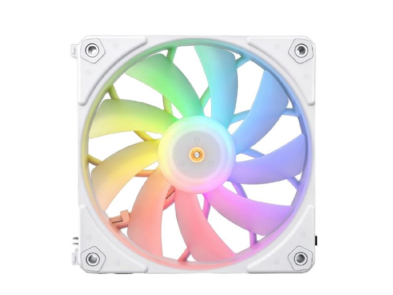 Кулер для корпуса/ Case Cooler JONSBO ZF-120W (120x120x25mm, 4-pin PWM, ARGB, 61.0CFM, 28.9dBA, 1500RPM, White, 3pcs)