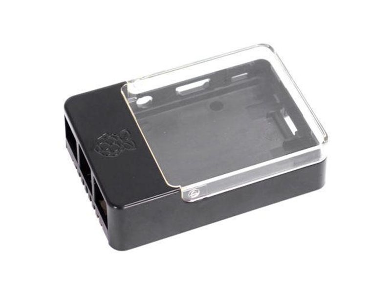 Корпус ACD RA175   Black Case w/Sense Hat hole  for Raspberry Pi 3 B (CBPIHAT-BLK)