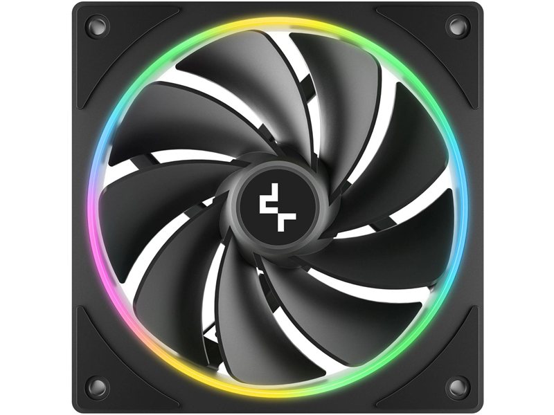 Вентилятор для корпуса Deepcool FL12R SE Reverse ARGB 120х120x25 черный 4-pin 25.79дБ (R-FL12RSE-BKAPN1-G) Ret