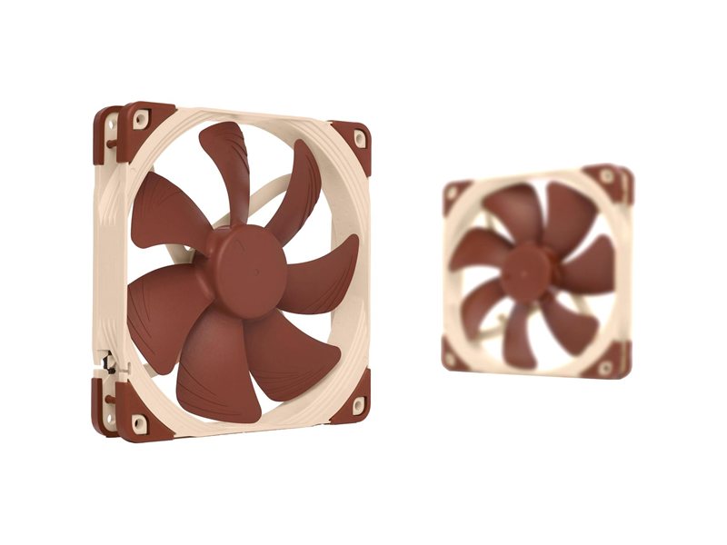 Кулер для корпуса/ Case Cooler Noctua NF-A14 5V PWM (140x140x25mm, 4-pin PWM, 82.5CFM, 24.6dBA, 1500RPM, Beige/Brown)