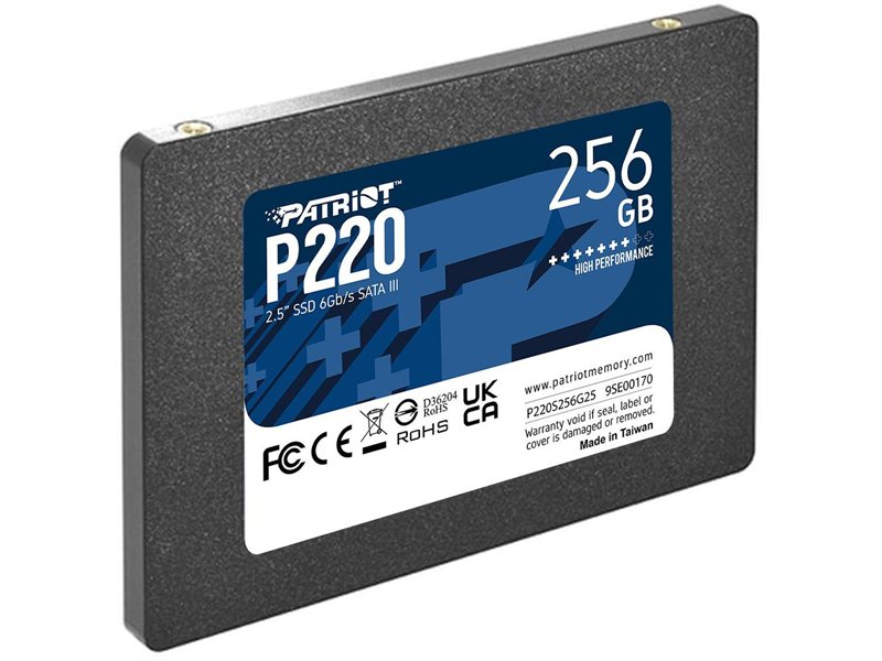 Накопитель SSD Patriot SATA-III 256GB P220S256G25 P220 2.5"
