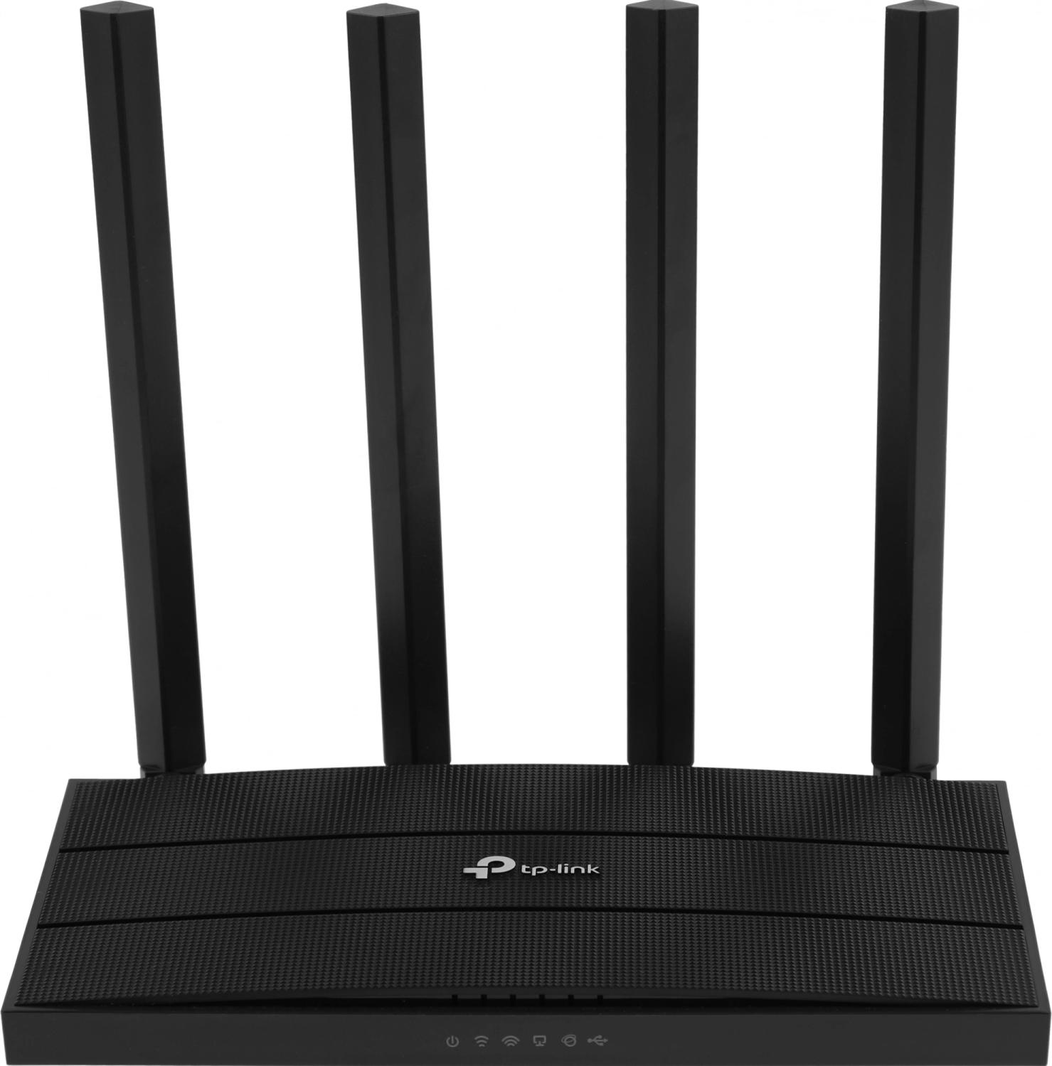 Роутер беспроводной TP-Link Archer C6U AC1200 10/100/1000BASE-TX черный
