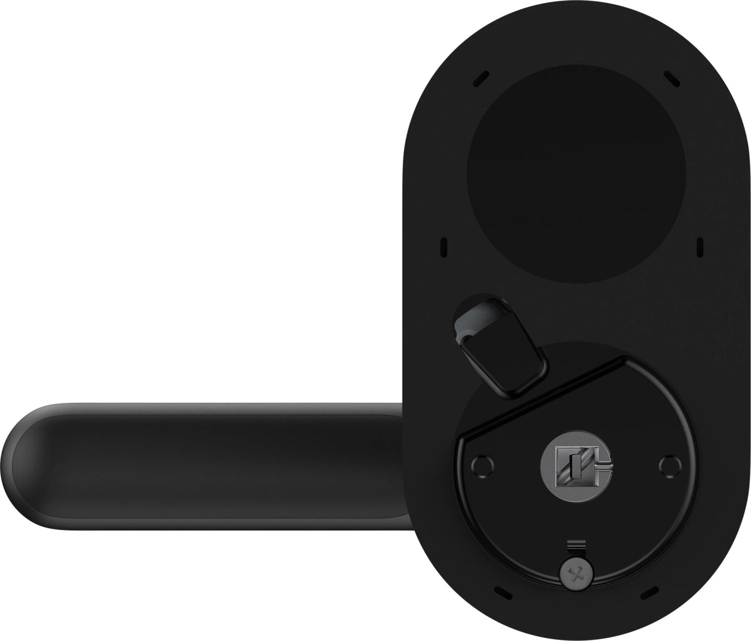 Умный замок Aqara Smart Door Lock U300 накладной разбл.отпеч.паль./код/пар/NFC/прил/мех.кл черный (DL-D02D_BL)