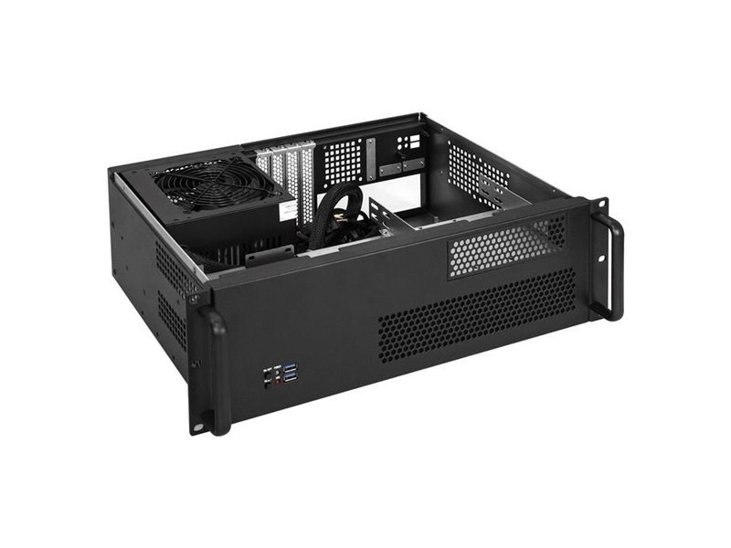 Exegate EX293672RUS Серверный корпус ExeGate Pro 3U330-02 <RM 19", высота 3U, глубина 330, БП 1100PPH-SE 80 PLUS® Bronze, USB>