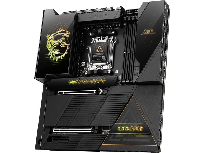 Материнская плата MSI MEG X870E GODLIKE MAX Socket AM5 AMD X870E 4xDDR5 eATX AC`97 8ch(7.1) 1 x 10Gigabit + 1 x 5Gigabit RAID