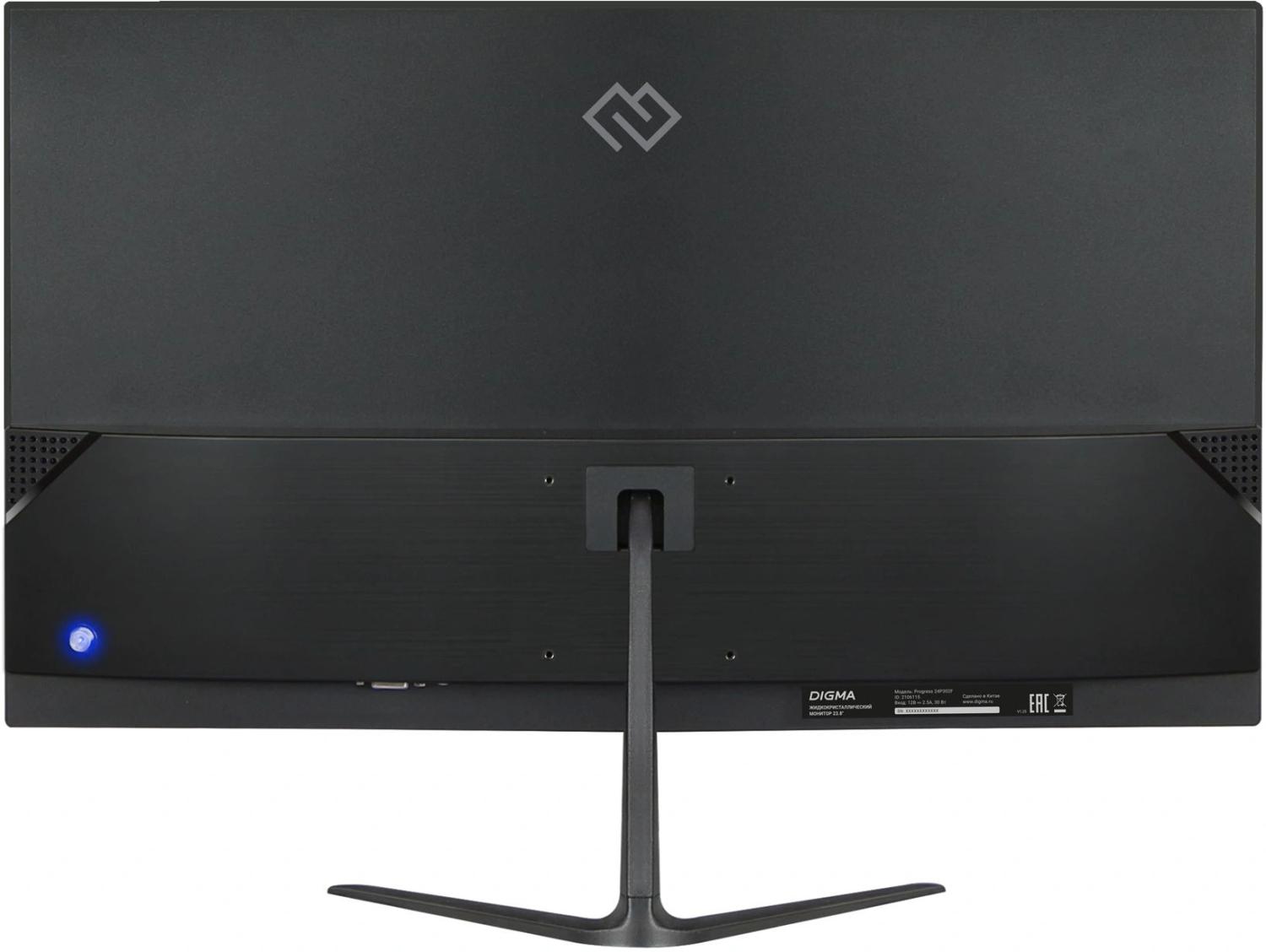 Монитор Digma 23.8" Progress 24P302F черный IPS LED 5ms 16:9 HDMI матовая 250cd 178гр/178гр 1920x1080 100Hz FreeSync VGA FHD 3.6кг