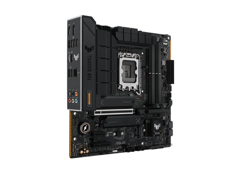 Материнская плата ASUS TUF GAMING B760M-PLUS II, LGA1700, B760, 4*DDR5, 4*SATA, 3*M.2, 3*USB 3.2, 4*USB 2.0, Type-C, 1*PCIx16, 1*PCIx4, 1*PCIx1, DP+HDMI, mATX; 90MB1HD0-M0EAY0