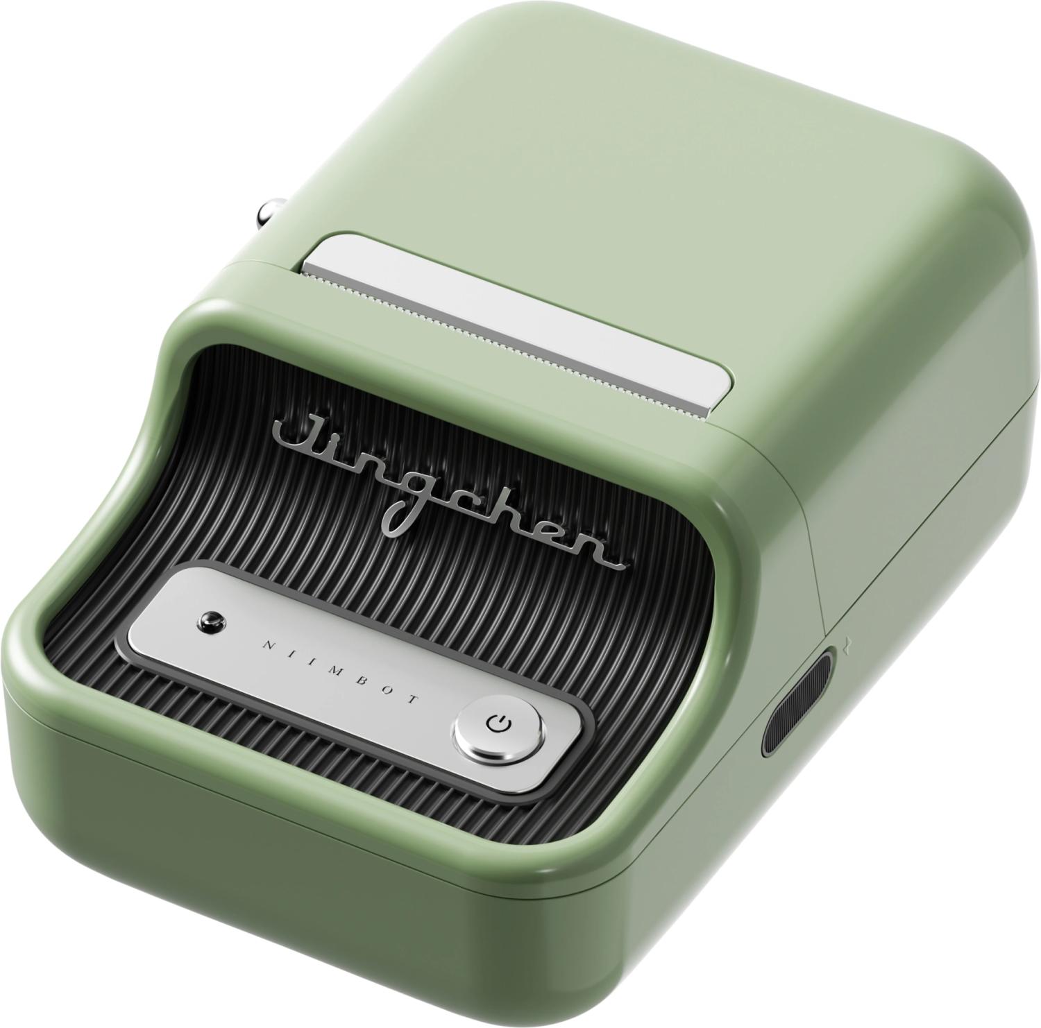 Термопринтер Niimbot B21S (1746725) 203dpi 60мм/с/USB/BT для печ.этик. зеленый