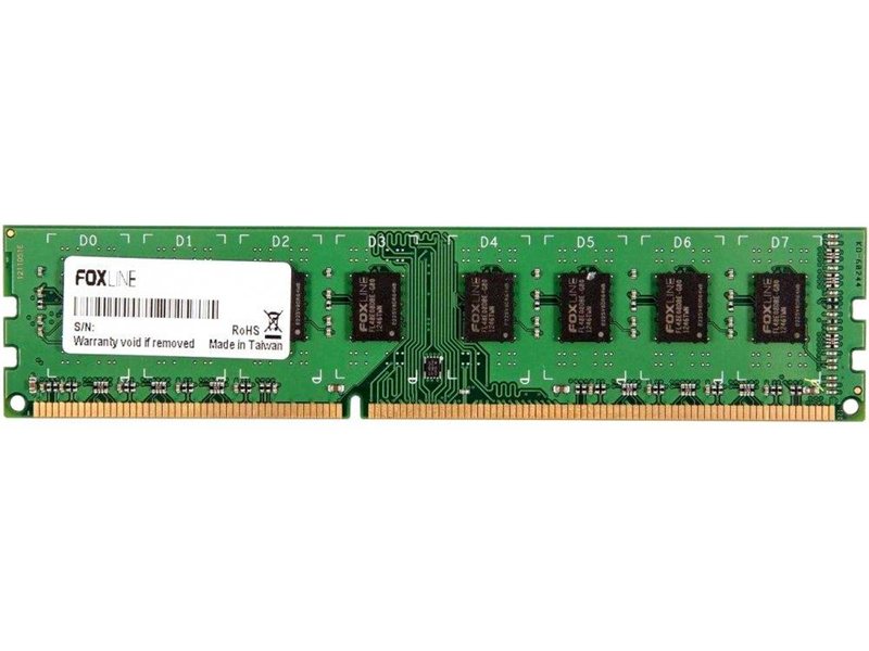 Память оперативная/ Foxline DIMM 8GB 1600 DDR3  CL11 (512*8) 1.35