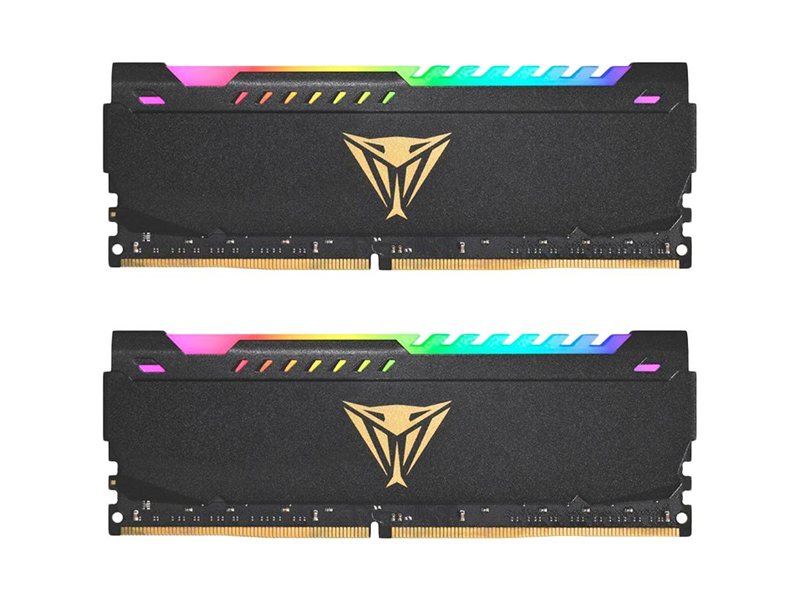 Память DDR4 2x32GB 3600MHz Patriot PVSR464G360C0K Viper Steel RGB RTL Gaming PC4-28800 CL20 DIMM UDIMM 288-pin 1.35В dual rank с радиатором Ret