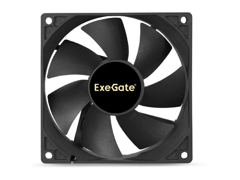 Exegate EX283384RUS Вентилятор ExeGate E09225H4P-PWM, 92x92x25 мм, гидродинамический, 4pin, PWM, 24dBA