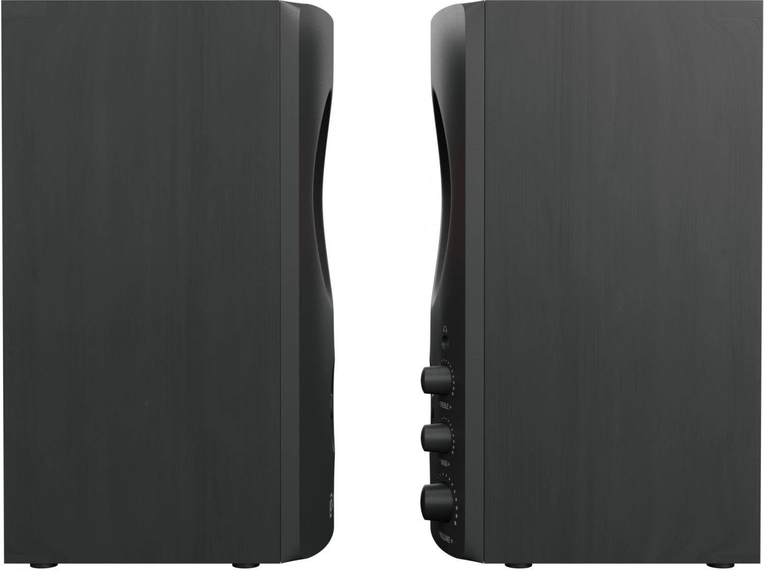 Колонки Оклик OK-164 2.0 черный 30Вт
