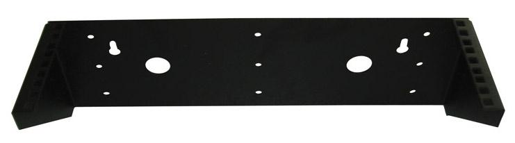 Кронштейн телекоммуникационный ЦМО КНО-В-2U-9005 настен. 2U 19" 96мм нагр.:30кг черный (упак.:1шт)