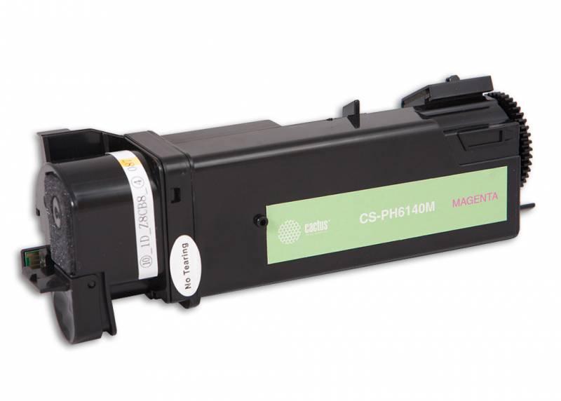 Картридж лазерный Cactus CS-PH6140M 106R01482 пурпурный (2000стр.) для Xerox Phaser 6140