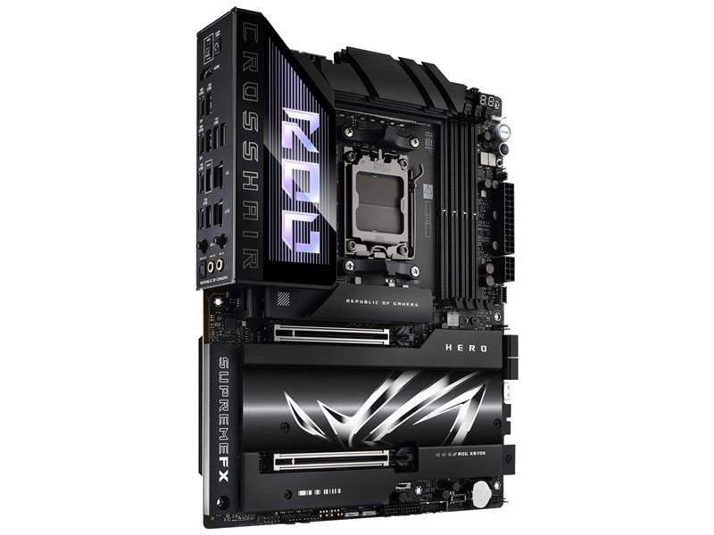 Материнская плата ASUS ROG CROSSHAIR X870E EXTREME AM5 E-ATX 4xDDR5 2xPCIEx16 5xM.2 4xUSB-C HDMI 5GLAN 10GLAN Wi-Fi 7