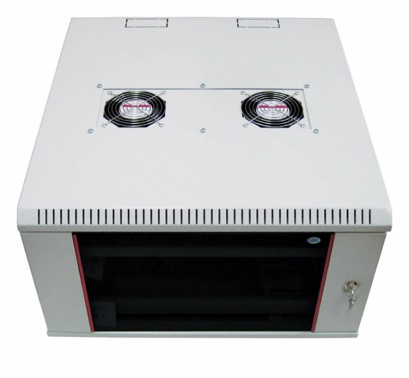 Шкаф коммутационный ЦМО (ШРН-15.650) настенный 15U 600x650мм пер.дв.стекл несъемн.бок.пан. 100кг серый 605мм 26.6кг 180град. 766мм