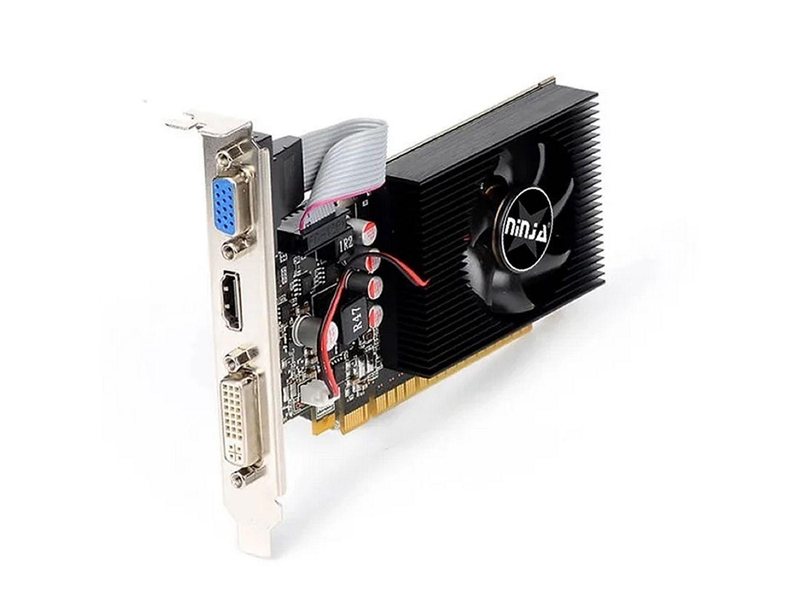 Видеокарта Ninja (Sinotex) GT730 4GB DDR3 128bit VGA DVI HDMI 1FAN LP RTL