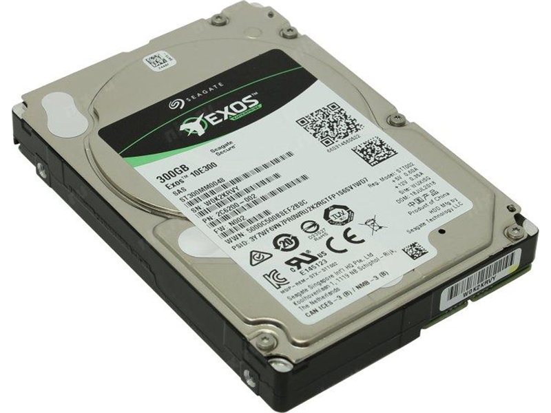 Жесткий диск/ HDD Seagate SAS 300Gb 2.5'' Server Exos 10K 12Gb/s 128Mb 1 year warranty