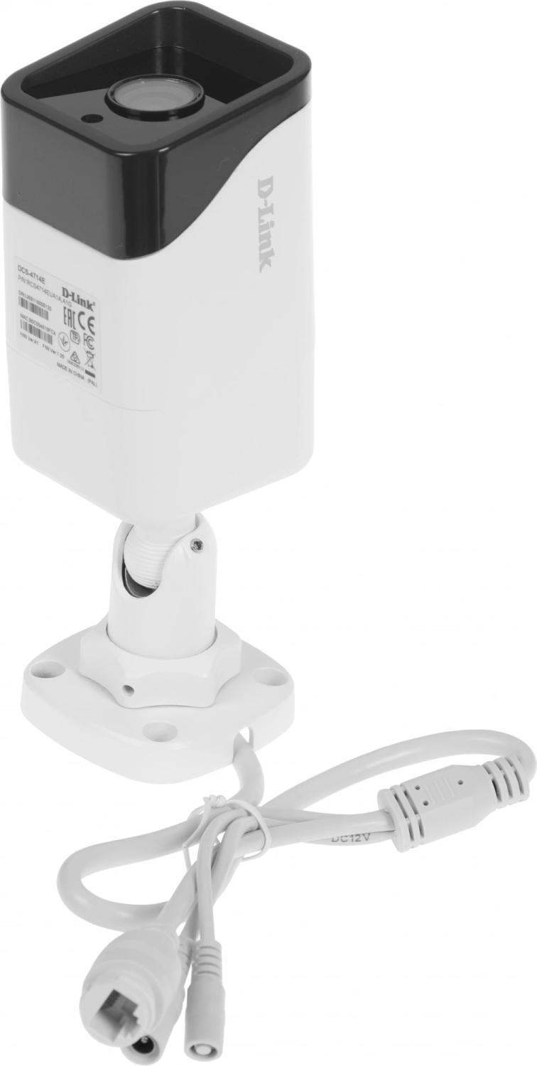 Камера видеонаблюдения IP D-Link DCS-4714E/UPA/A1A 2.8-2.8мм цв. корп.:белый