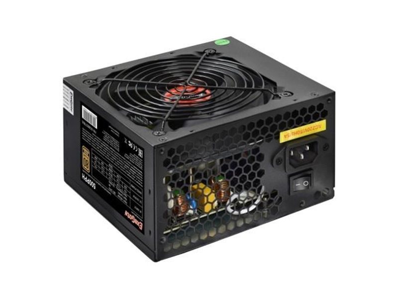 Exegate EX280577RUS-OEM Блок питания 500W Exegate 500PPH-OEM, 80+Bronze, ATX, black, APFC, 12cm, 24p, (4+4)p, 5*SATA, 3*IDE