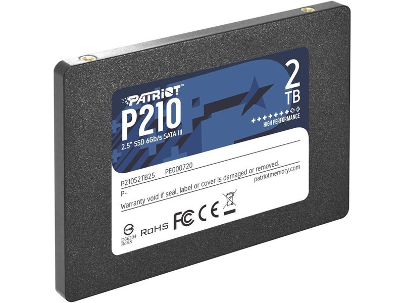 Накопитель SSD Patriot SATA-III 2TB P210S2TB25 P210 2.5"