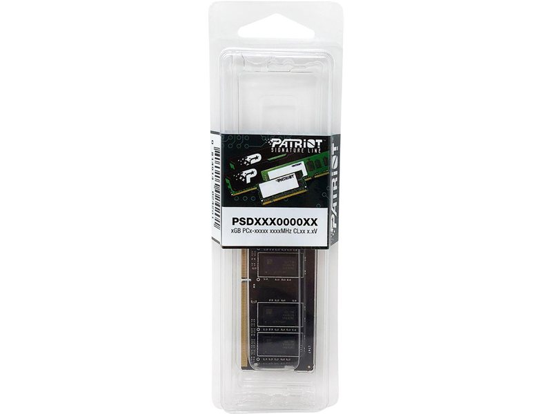 Память DDR4 32GB 3200MHz Patriot PSD432G32002S Signature RTL PC4-25600 CL22 SO-DIMM 260-pin 1.2В dual rank Ret